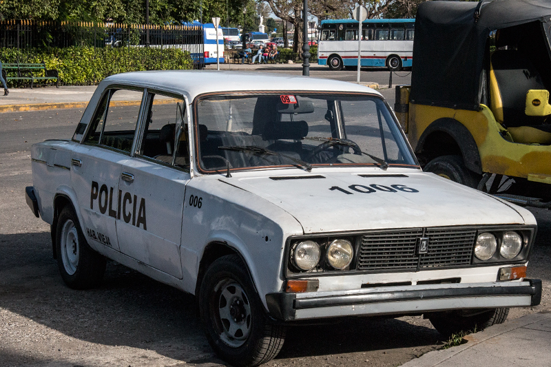 Police Car, Havana, Cuba