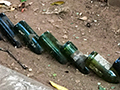 Bottle Recycling, Ankarafantsika NP, Madagascar